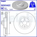 Bremsscheibe DELPHI BG9342C