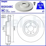 Bremsscheibe DELPHI BG9348C