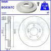 Bremsscheibe Vorderachse DELPHI BG9367C