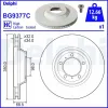 Bremsscheibe Vorderachse Vorderachse rechts DELPHI BG9377C Bild Bremsscheibe Vorderachse Vorderachse rechts DELPHI BG9377C