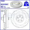 Bremsscheibe Vorderachse Vorderachse rechts DELPHI BG9396C