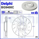 Bremsscheibe DELPHI BG9400C