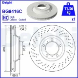 Bremsscheibe DELPHI BG9416C