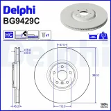 Bremsscheibe DELPHI BG9429C