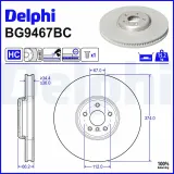 Bremsscheibe DELPHI BG9467BC