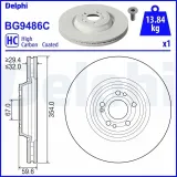 Bremsscheibe DELPHI BG9486C