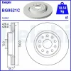 Bremsscheibe DELPHI BG9521C