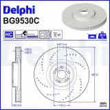 Bremsscheibe Vorderachse DELPHI BG9530C