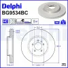 Bremsscheibe DELPHI BG9534BC Bild Bremsscheibe DELPHI BG9534BC