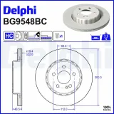 Bremsscheibe DELPHI BG9548BC