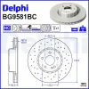 Bremsscheibe DELPHI BG9581BC Bild Bremsscheibe DELPHI BG9581BC