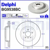 Bremsscheibe DELPHI BG9583BC