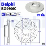 Bremsscheibe DELPHI BG9606C
