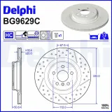 Bremsscheibe DELPHI BG9629C