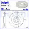 Bremsscheibe Hinterachse DELPHI BG9672C Bild Bremsscheibe Hinterachse DELPHI BG9672C