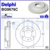 Bremsscheibe Vorderachse DELPHI BG9676C