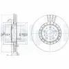 Bremsscheibe DELPHI BG9783C Bild Bremsscheibe DELPHI BG9783C
