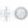 Bremsscheibe DELPHI BG9878