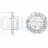 Bremsscheibe DELPHI BG9879