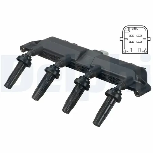 Zündspule 12 V DELPHI CE20011-12B1 Bild Zündspule 12 V DELPHI CE20011-12B1