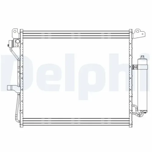 Kondensator, Klimaanlage DELPHI CF20228 Bild Kondensator, Klimaanlage DELPHI CF20228