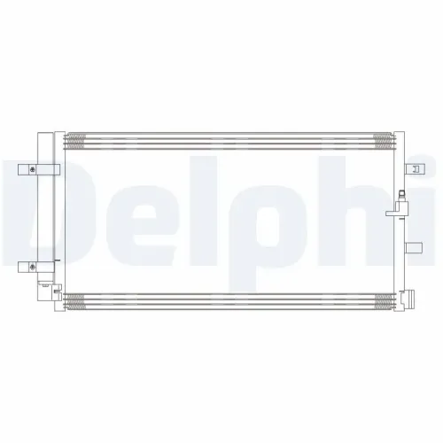 Kondensator, Klimaanlage DELPHI CF20307 Bild Kondensator, Klimaanlage DELPHI CF20307