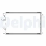 Kondensator, Klimaanlage DELPHI CF20310