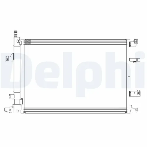 Kondensator, Klimaanlage DELPHI CF20316 Bild Kondensator, Klimaanlage DELPHI CF20316