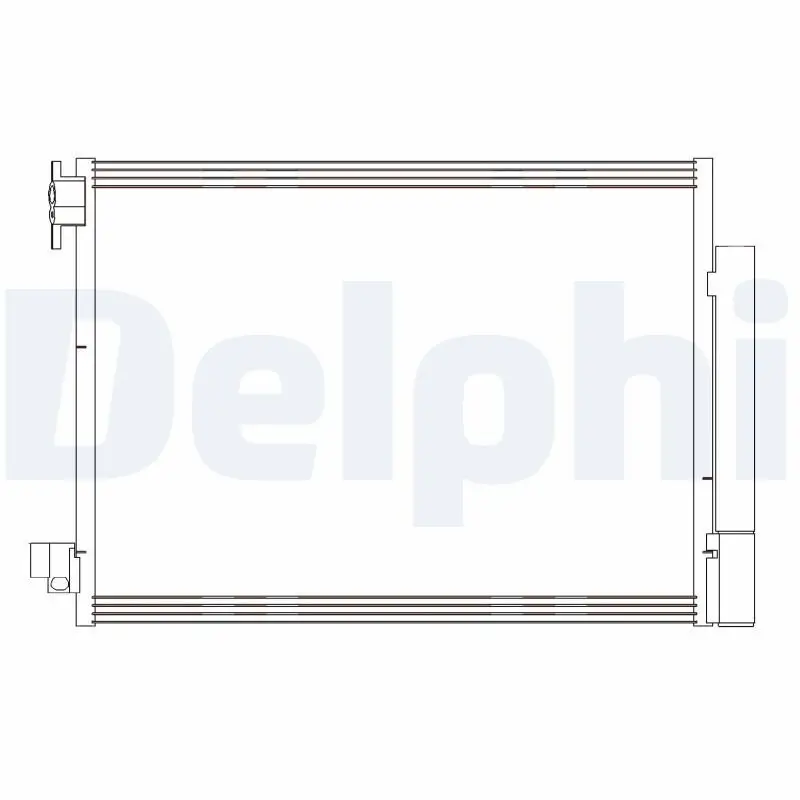 Kondensator, Klimaanlage DELPHI CF20415
