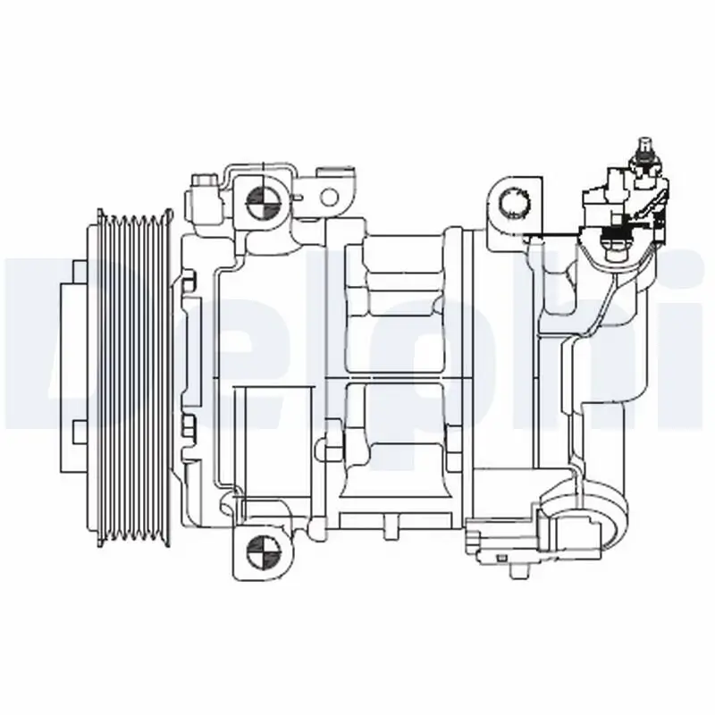 Kompressor, Klimaanlage DELPHI CS20325