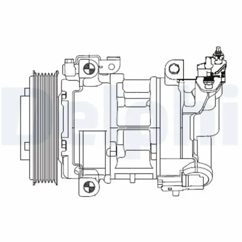 Kompressor, Klimaanlage DELPHI CS20325 Bild Kompressor, Klimaanlage DELPHI CS20325