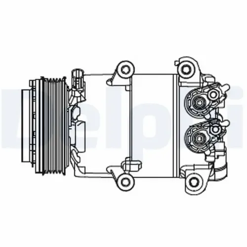 Kompressor, Klimaanlage DELPHI CS20466 Bild Kompressor, Klimaanlage DELPHI CS20466