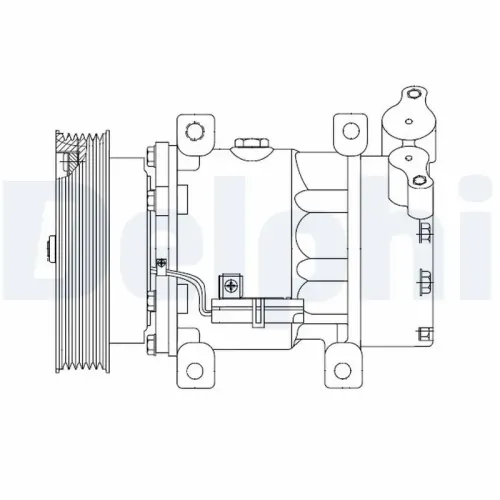 Kompressor, Klimaanlage DELPHI CS20523 Bild Kompressor, Klimaanlage DELPHI CS20523