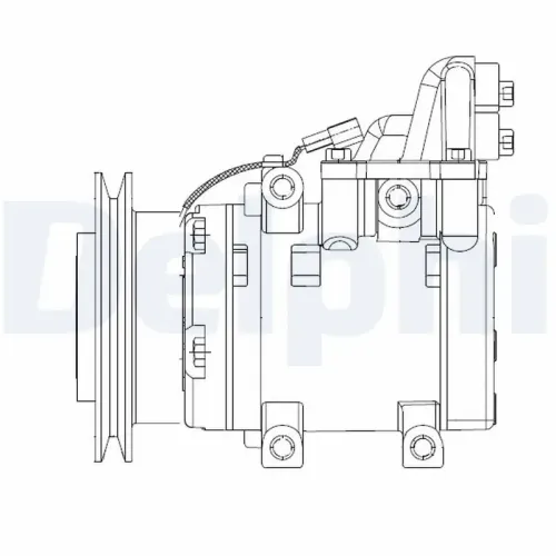 Kompressor, Klimaanlage DELPHI CS20524 Bild Kompressor, Klimaanlage DELPHI CS20524