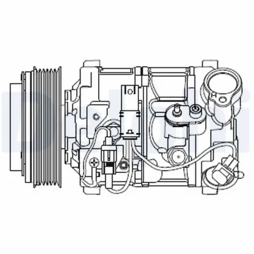 Kompressor, Klimaanlage DELPHI CS20545 Bild Kompressor, Klimaanlage DELPHI CS20545