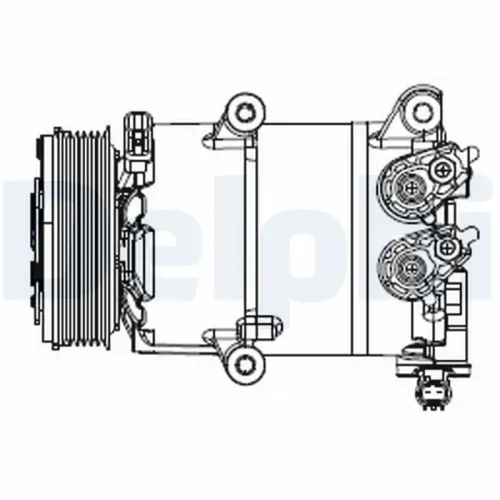 Kompressor, Klimaanlage DELPHI CS20553 Bild Kompressor, Klimaanlage DELPHI CS20553