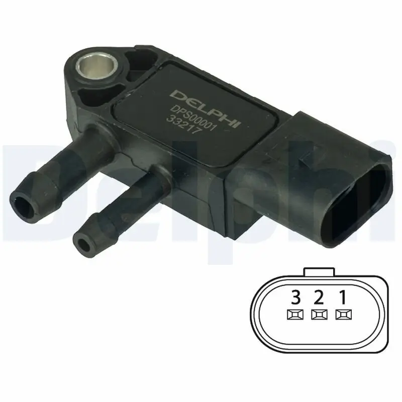 Sensor, Abgasdruck DELPHI DPS00001