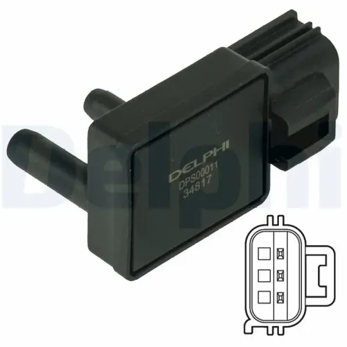 Sensor, Abgasdruck DELPHI DPS00011 Bild Sensor, Abgasdruck DELPHI DPS00011