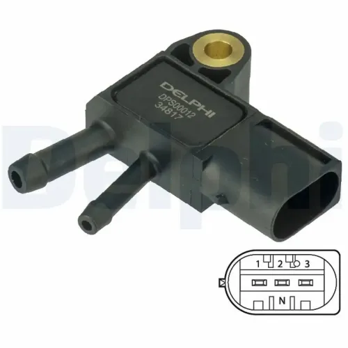 Sensor, Abgasdruck DELPHI DPS00012 Bild Sensor, Abgasdruck DELPHI DPS00012