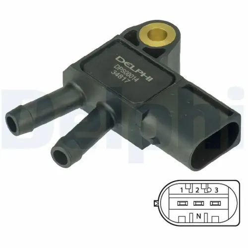 Sensor, Abgasdruck DELPHI DPS00014 Bild Sensor, Abgasdruck DELPHI DPS00014