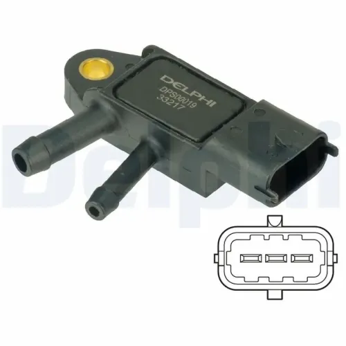 Sensor, Abgasdruck DELPHI DPS00019 Bild Sensor, Abgasdruck DELPHI DPS00019