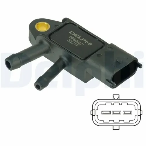 Sensor, Abgasdruck DELPHI DPS00021 Bild Sensor, Abgasdruck DELPHI DPS00021