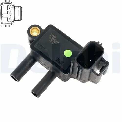 Sensor, Abgasdruck DELPHI DPS00026-12B1 Bild Sensor, Abgasdruck DELPHI DPS00026-12B1