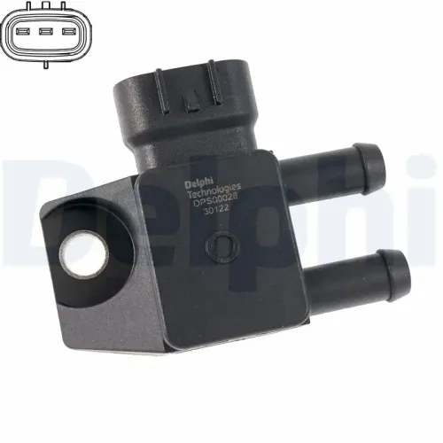 Sensor, Abgasdruck DELPHI DPS00028-12B1 Bild Sensor, Abgasdruck DELPHI DPS00028-12B1