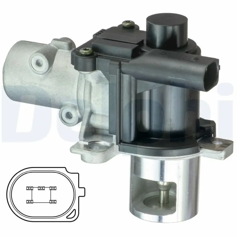 AGR-Ventil 12 V DELPHI EG10425-12B1