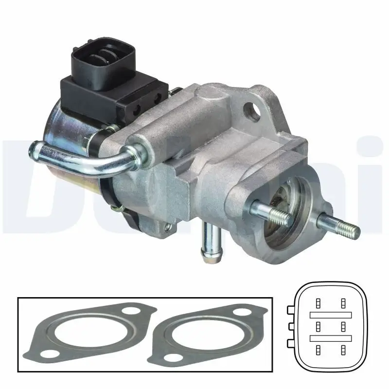 AGR-Ventil 12 V DELPHI EG10441-12B1