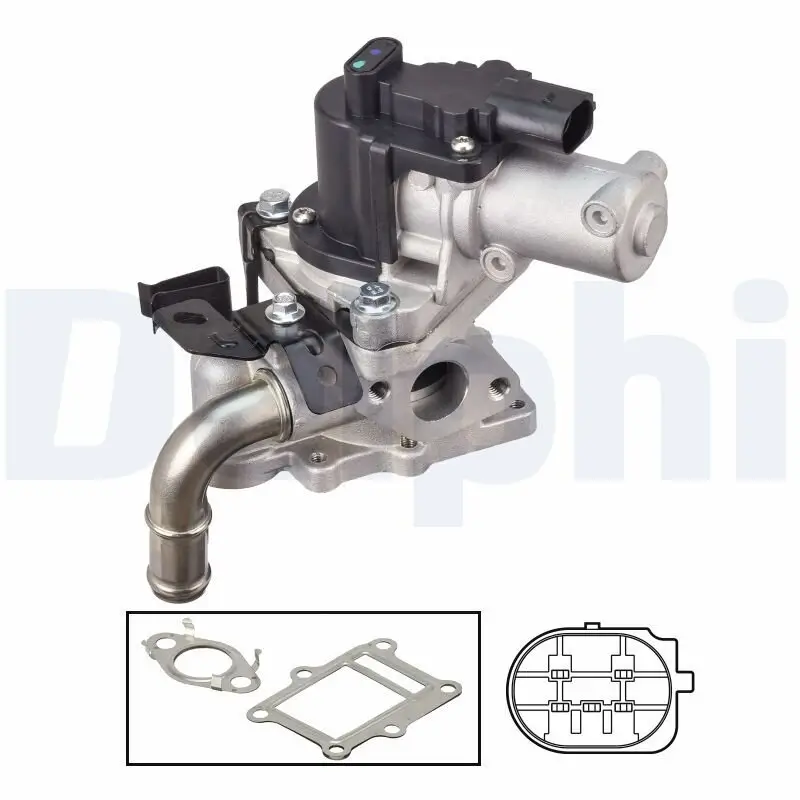 AGR-Ventil 12 V DELPHI EG10613-12B1