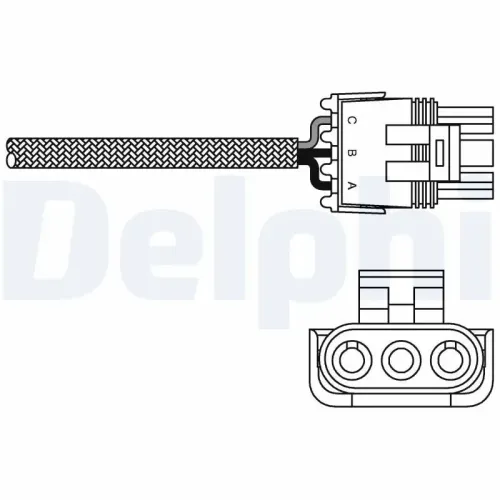 Lambdasonde DELPHI ES10968-12B1 Bild Lambdasonde DELPHI ES10968-12B1
