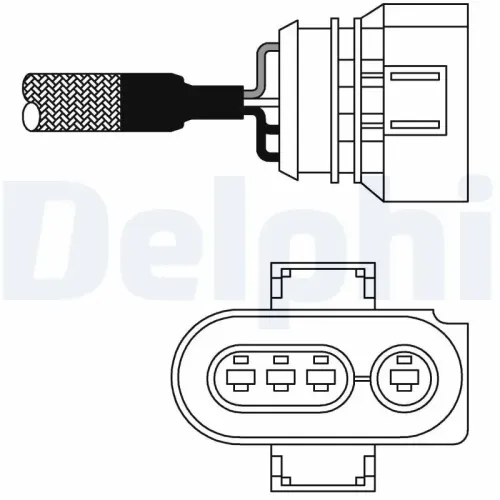 Lambdasonde DELPHI ES10980-12B1 Bild Lambdasonde DELPHI ES10980-12B1