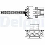 Lambdasonde DELPHI ES10991-12B1